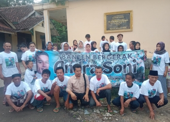 Emak-emak di Pandeglang Dukung Pasangan Andra Dimyati di Pilgub Banten