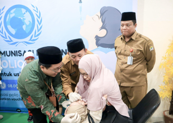 Bersama Pemkot Serang, RS Mata Achmad Wardi Gelar Imunisasi Polio