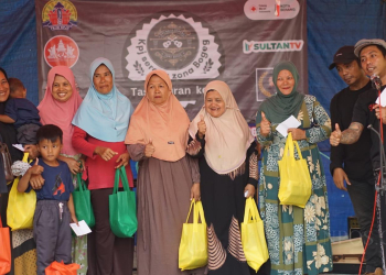 KPJ Kota Serang zona Bogeg menggelar acara bakti sosial bagi masyarakat di Kawasan Bogeg, Kecamatan Cipocok, Kota Serang pada Selasa (20/8)/Dok. Istimewa