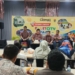 Jajaran manajemen Citimall Cilegon bersama Fruit City Park saat konferensi pers, Rabu (4/9/2024). (LUKMAN HAPIDIN/BANTEN POS)
