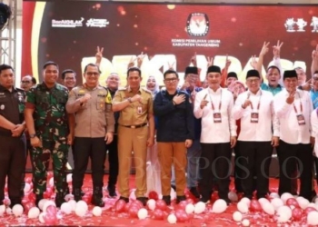Tiga Paslon Bupati-Wakil Bupati Tangerang Deklarasikan Kampanye Damai