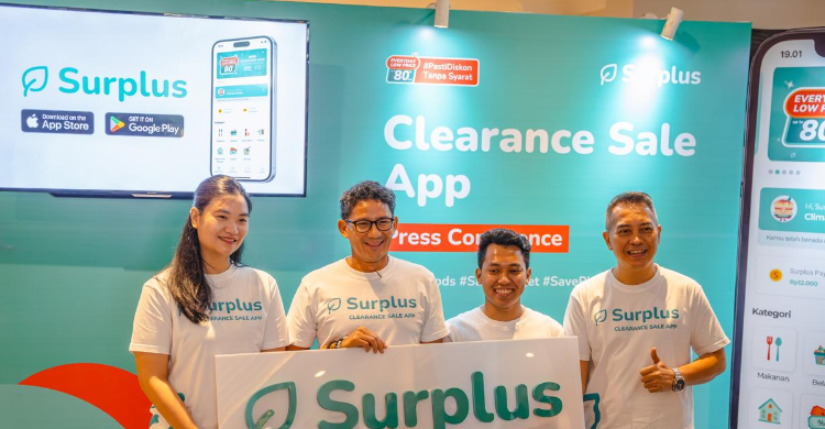 Surplus Indonesia meluncurkan Clearance Sale App.