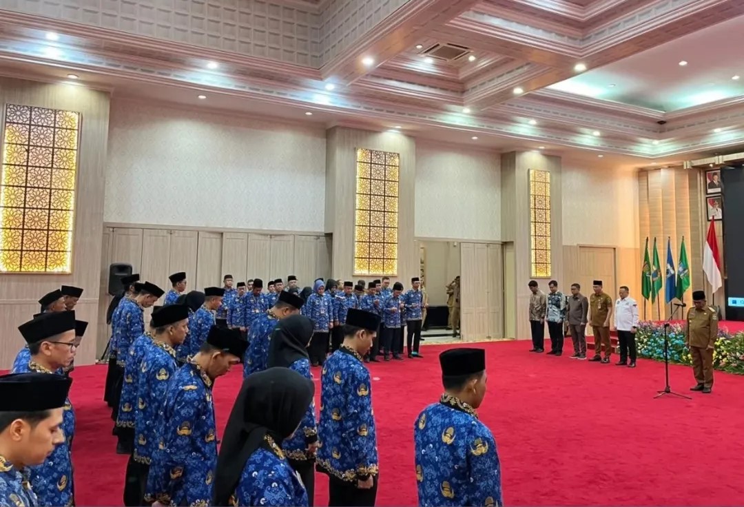 dokumentasi pelantikan PPPK Provinsi Banten 2025. (Dok. BKD Banten)